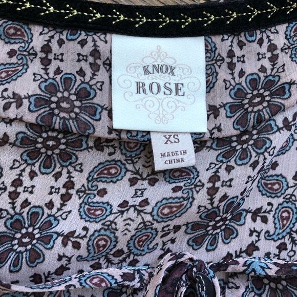 High low cute flowy boho blouse - Picture 4 of 4